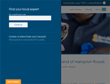 Tablet Screenshot of hamptonroads.invisiblefence.com