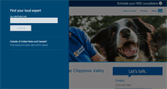 Desktop Screenshot of chippewavalley.invisiblefence.com