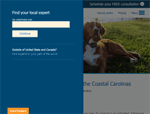 Tablet Screenshot of coastalcarolinas.invisiblefence.com