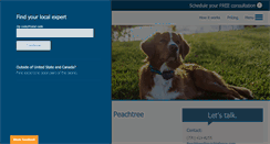 Desktop Screenshot of peachtree.invisiblefence.com