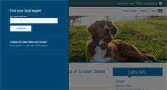 Desktop Screenshot of greaterdallas.invisiblefence.com