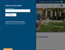 Tablet Screenshot of chicagoland.invisiblefence.com