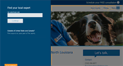 Desktop Screenshot of nlouisiana.invisiblefence.com
