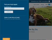 Tablet Screenshot of bigsky.invisiblefence.com