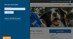 Desktop Screenshot of calabama.invisiblefence.com