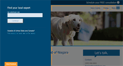 Desktop Screenshot of niagara.invisiblefence.com