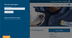 Desktop Screenshot of montgomery.invisiblefence.com
