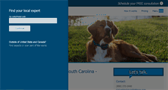 Desktop Screenshot of columbia.invisiblefence.com